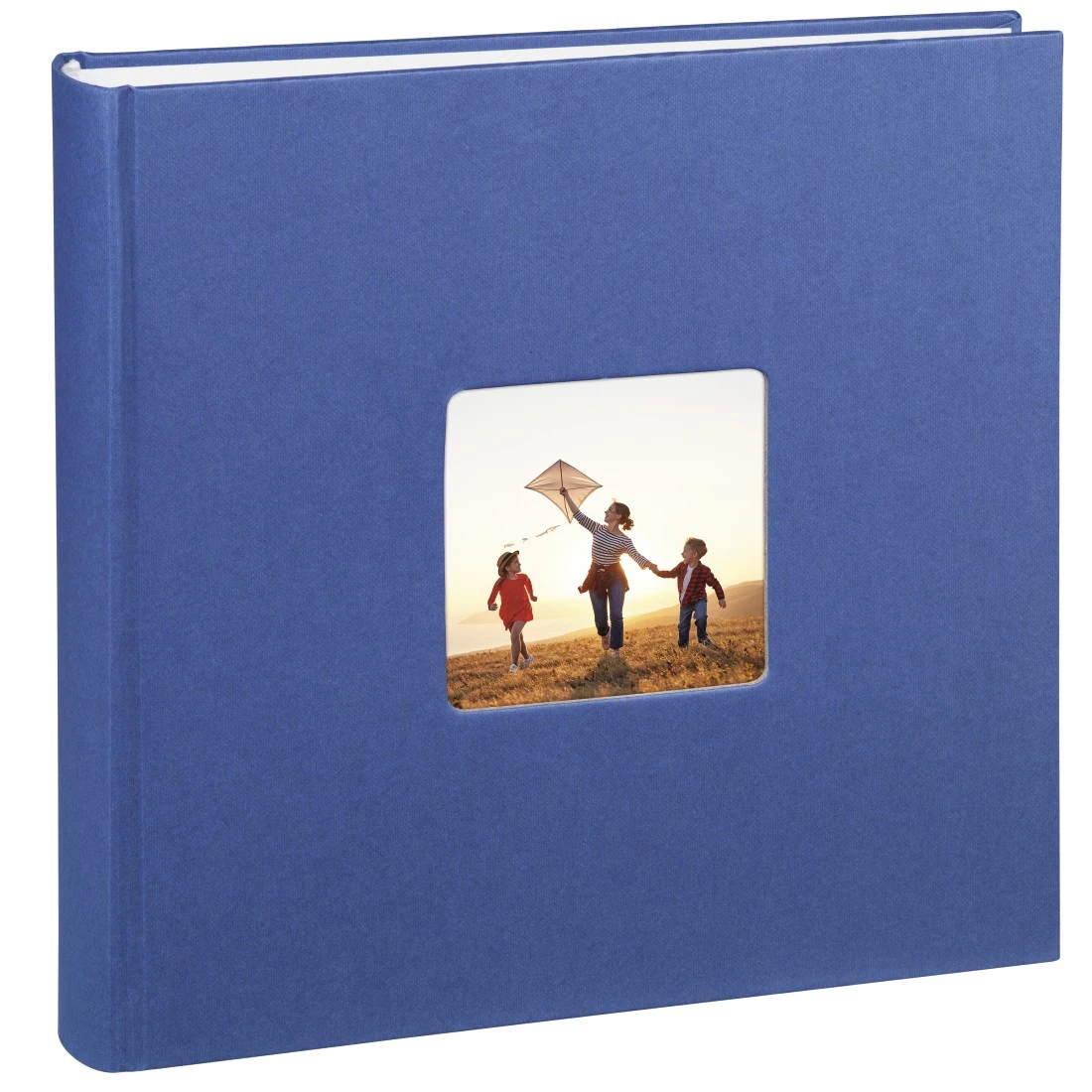 Album photo Jumbo 'Fine Art', 30x30 cm, 100 pages blanches, bleu