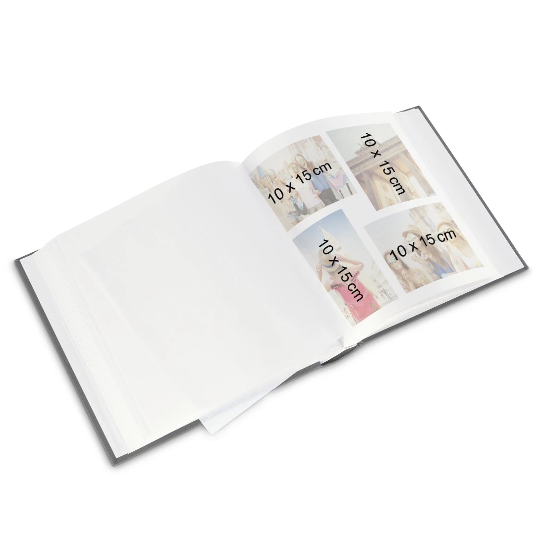 Album photo grand format Compass, 30 x 30 cm, 100 pages blanches