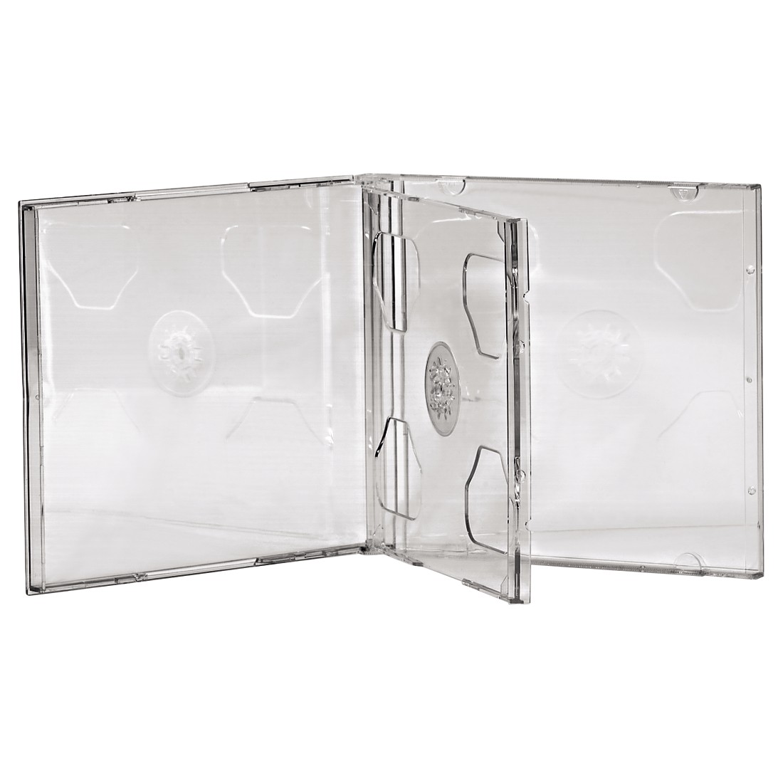 Boitier Cristal CD avec Plateau Transparent Haute Qualité 2315 