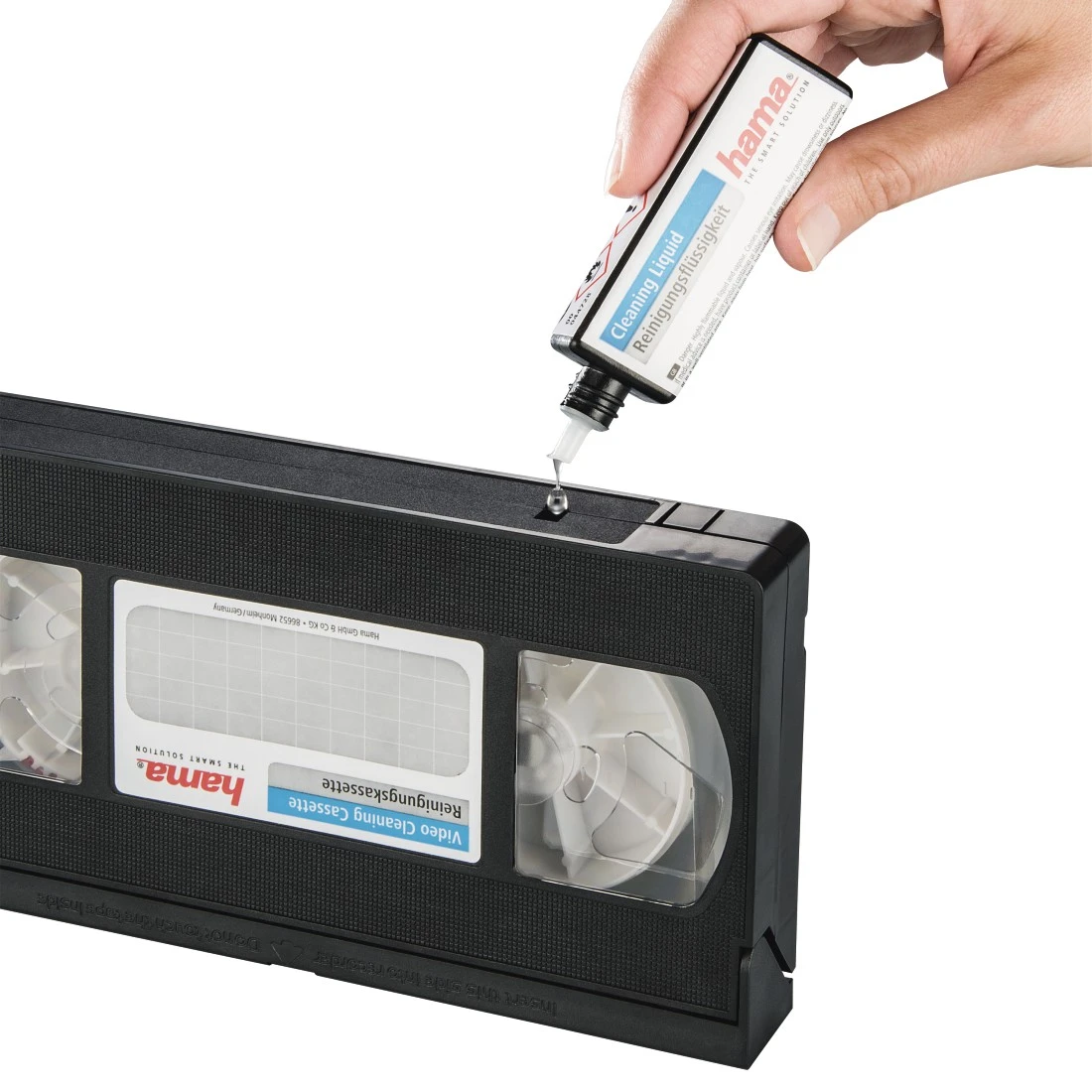 90 Lecteur De Cassette Vidéo Ouvert Pour Le Nettoyage Avec Circuit