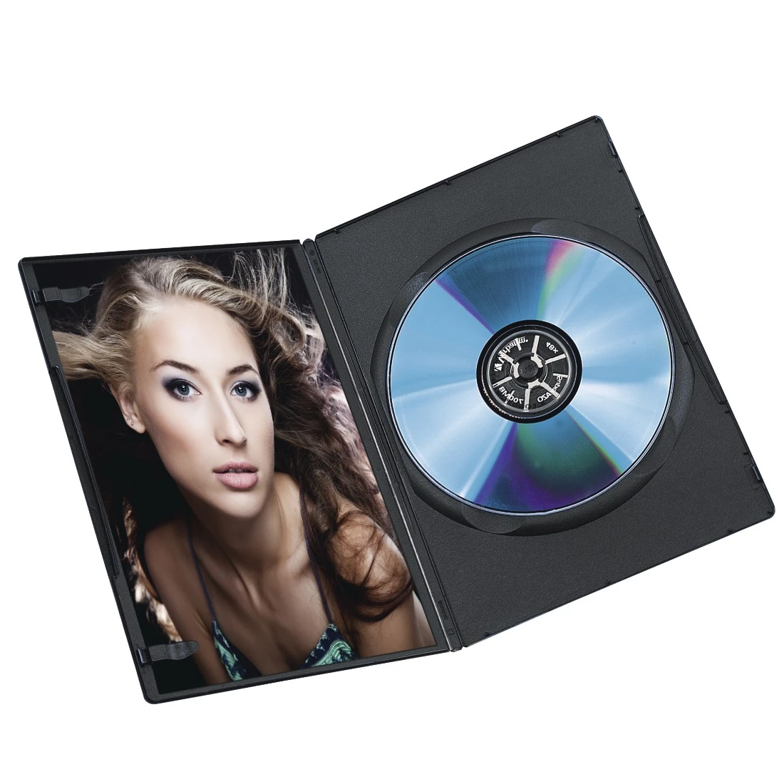 Boîtier transparent ultra-mince pour DVD, 1 pièce, standard