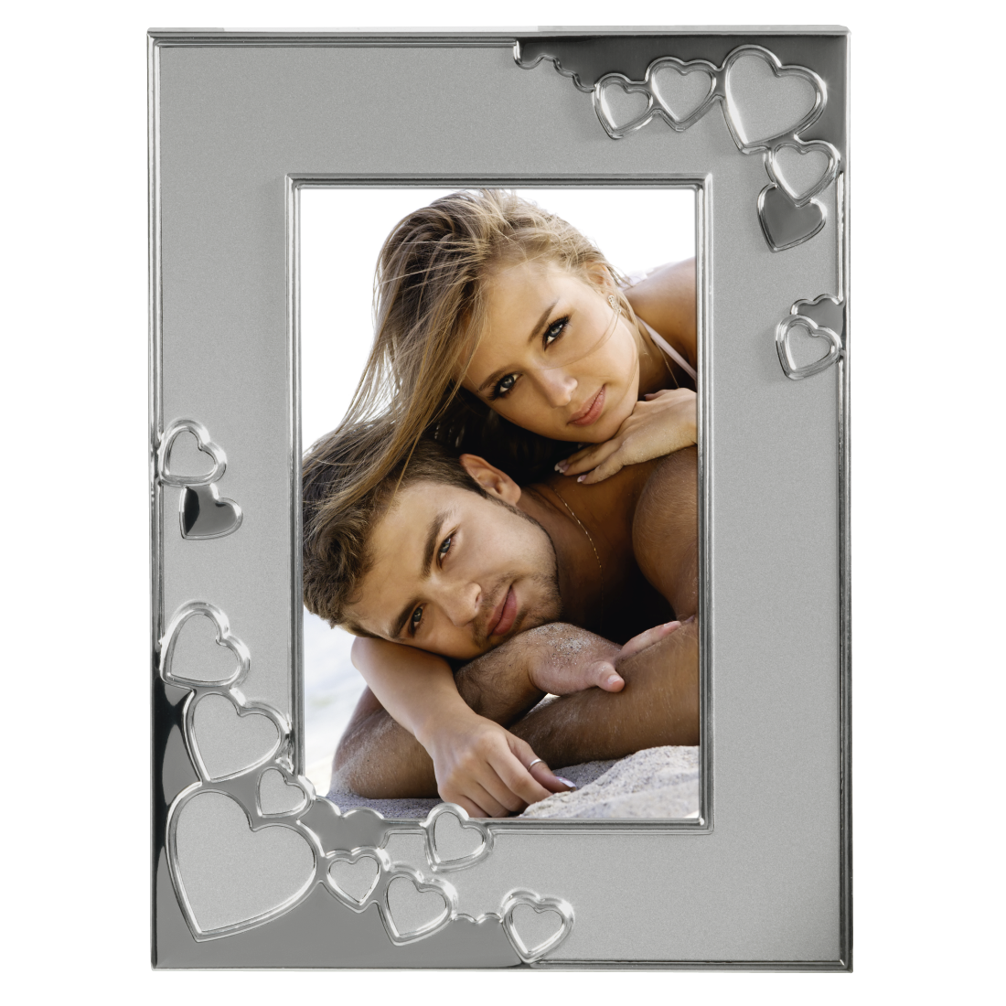 10 x 15 cm Hama Cadre photo pour portrait Cape Coral Argent/é