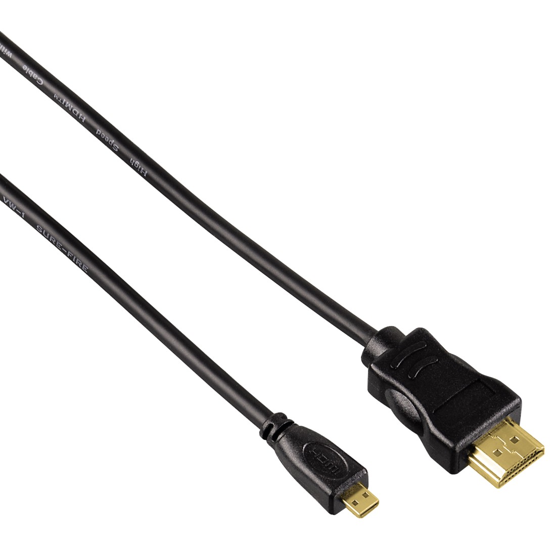 Câble micro HDMI vers HDMI 2.0 haut débit - 2m
