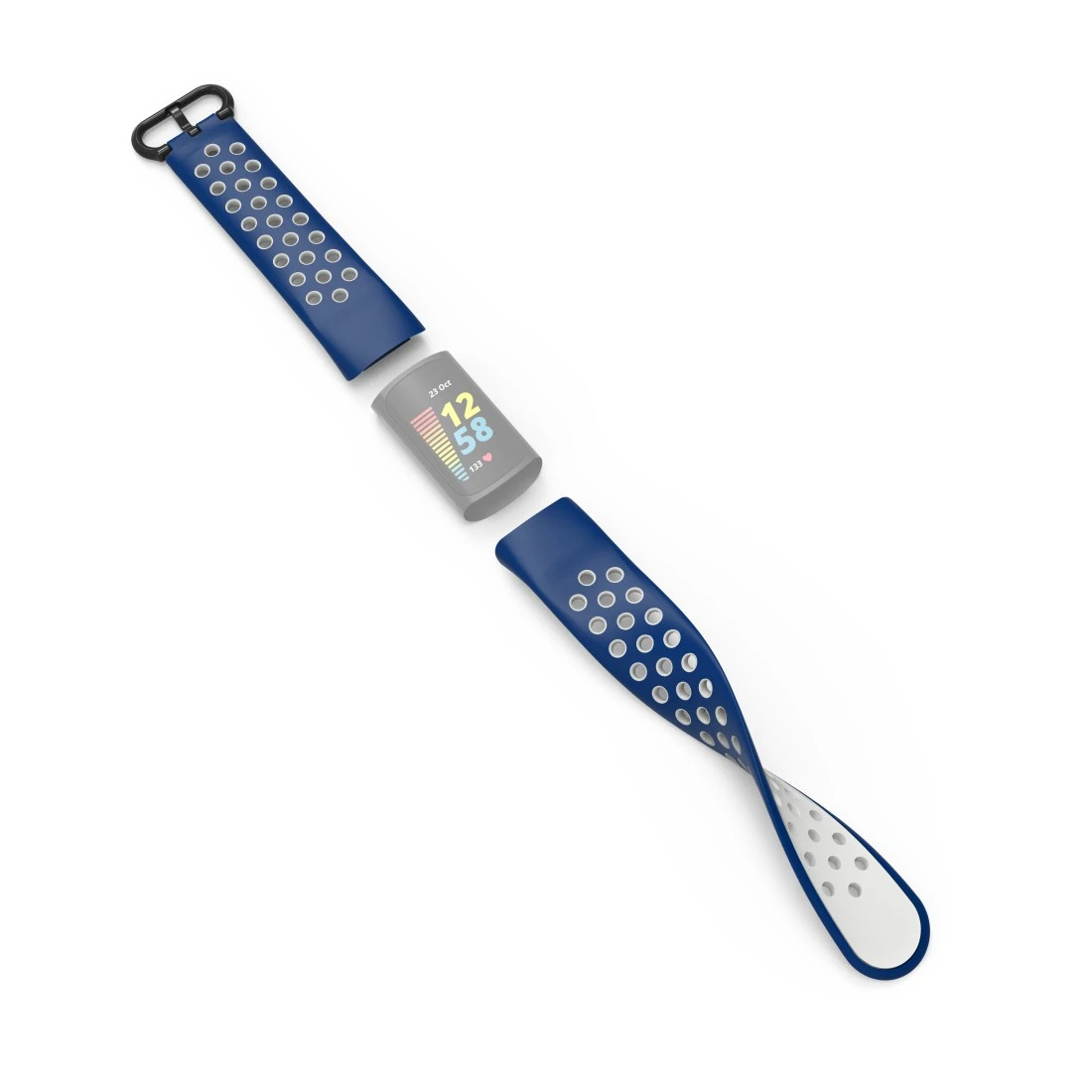 Dumgeo Bracelet pour Fitbit Charge 5, Bracelet de Montre de Sport de  Remplacement en Silicone Bracelet uniquement pour Fitbit Charge 5, Femmes  Hommes