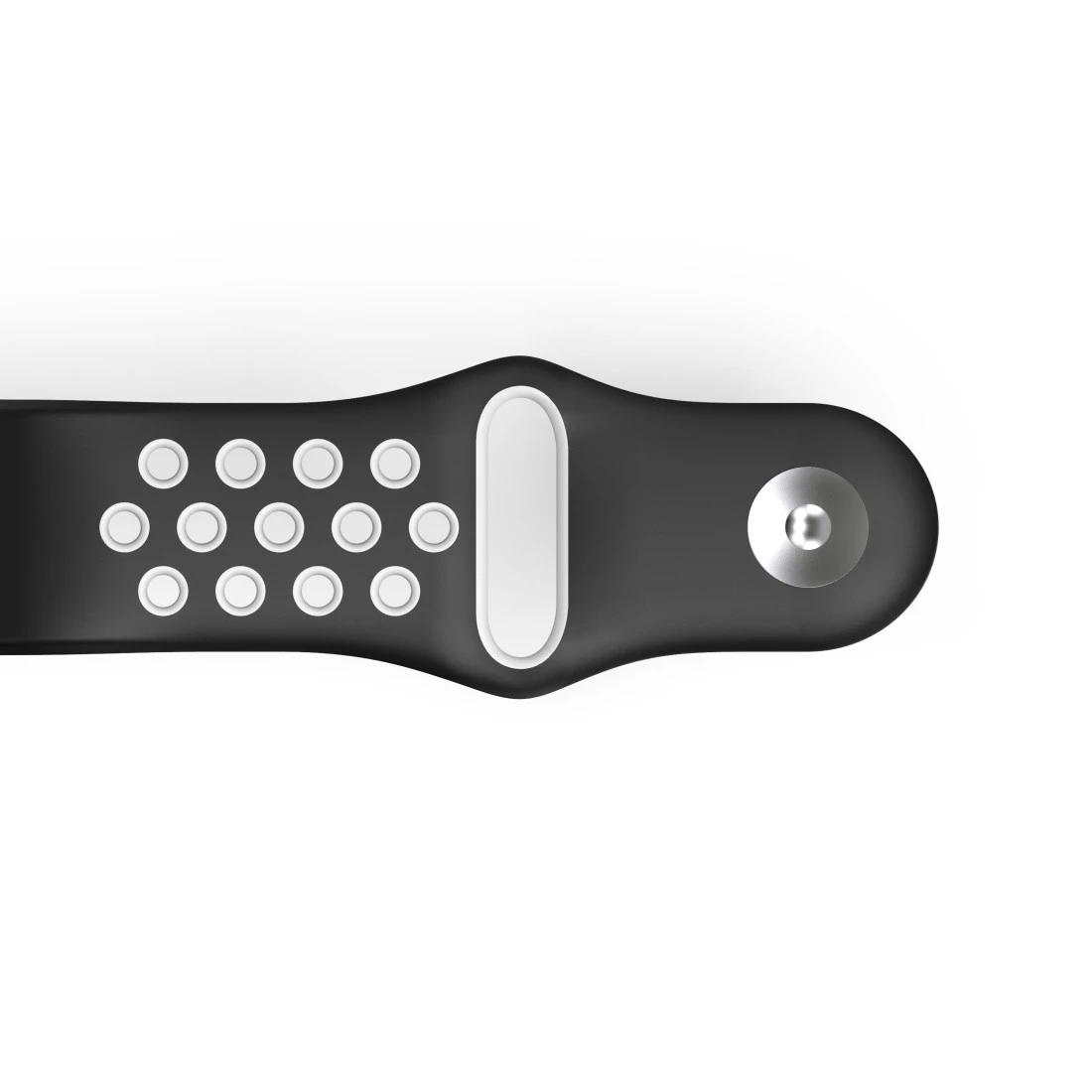 Bracelet de sport pour Fitbit Charge 3/4, bracelet resp., noir/gris