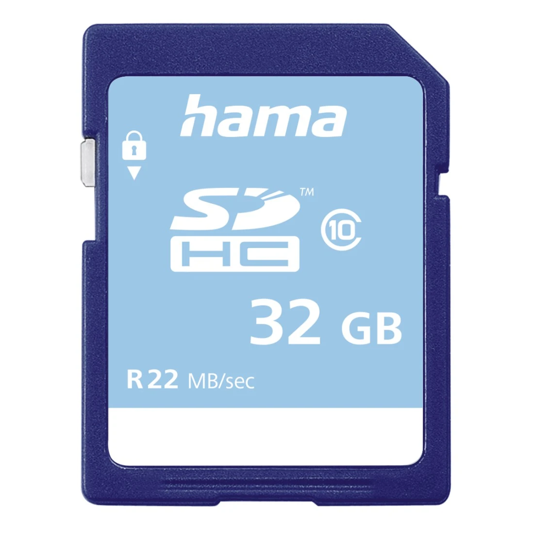 HAZA SD 32 Go, Carte SD jusqu'à 100 Mo/s (R), Carte mémoire SDHC