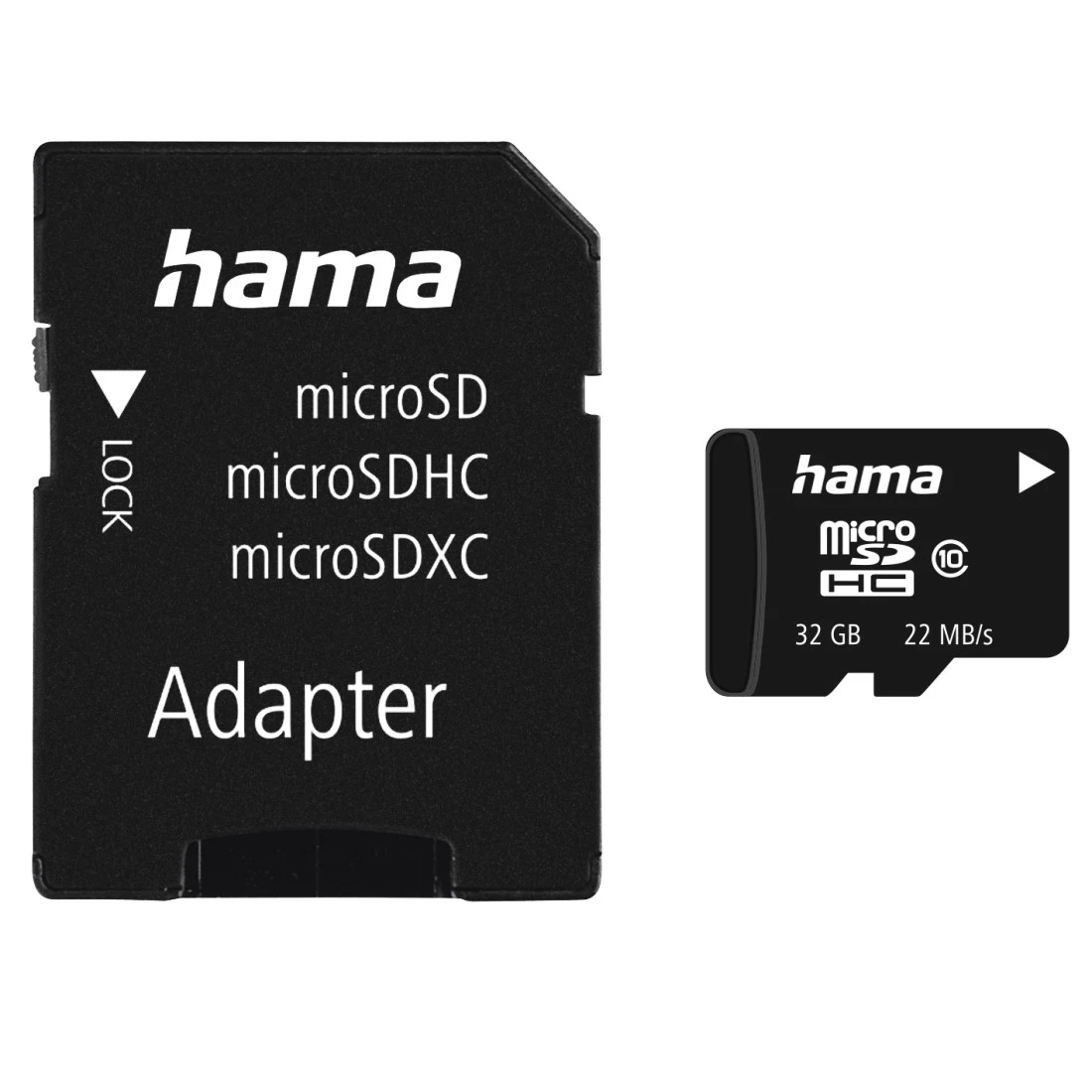 Carte mémoire microSDHC 32GB Classe 10 + Adaptateur / Photo