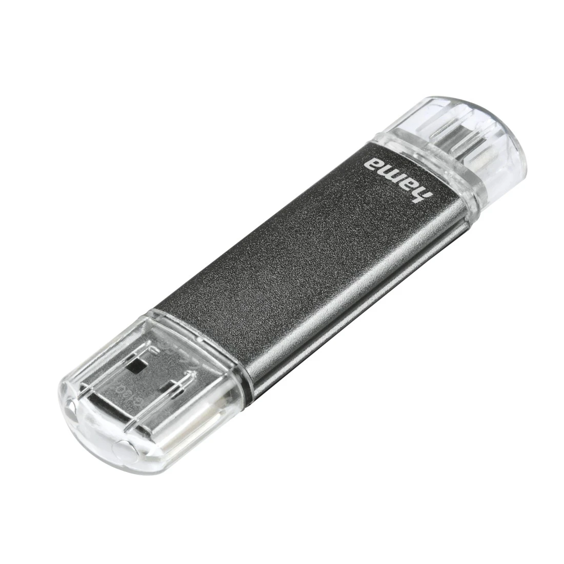 Clé USB 2.0 Laeta Twin, 10MB / s, 16GB, Gris