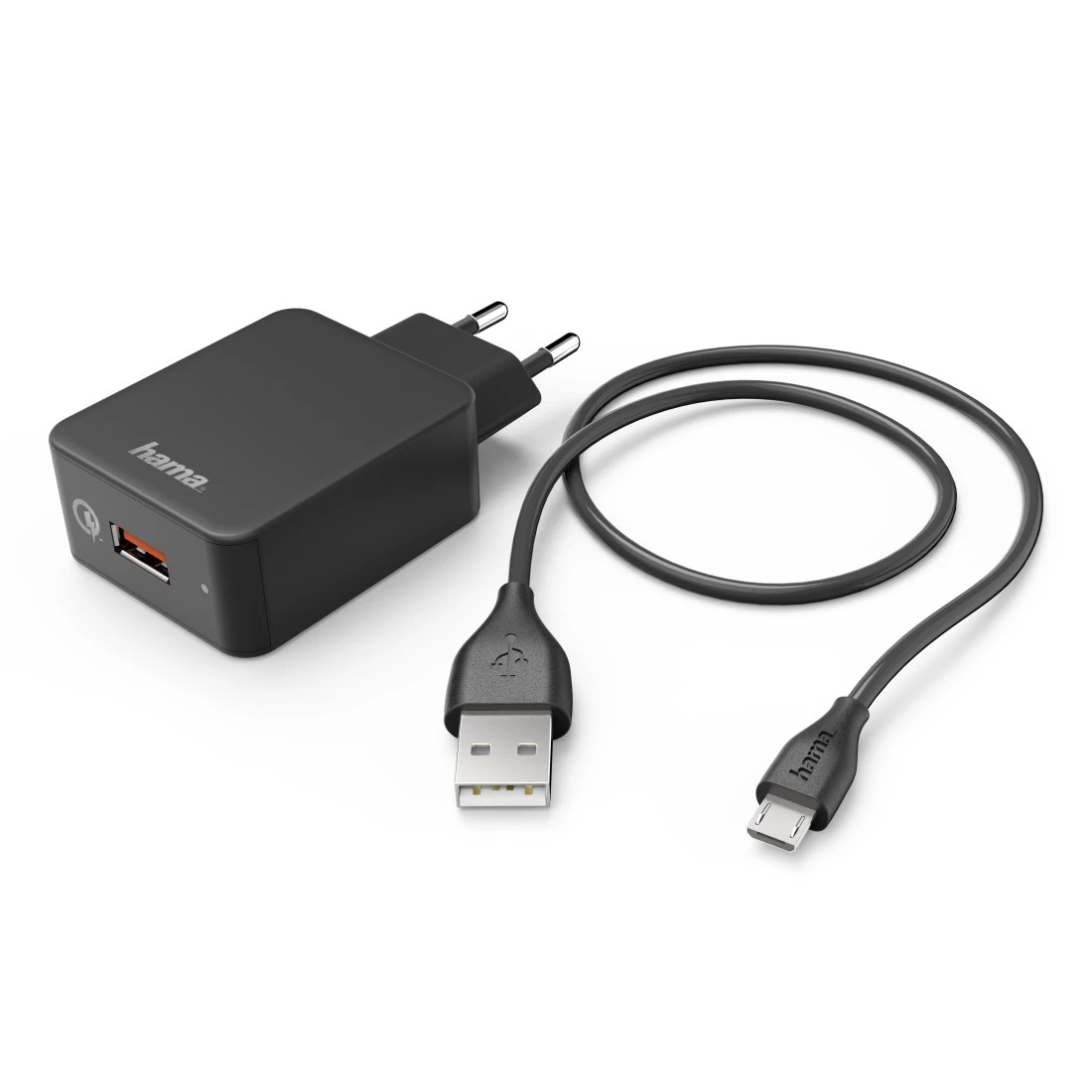 Chargeur Rapide USB Quick Charge 3.0 Smartphone et Câble Micro USB