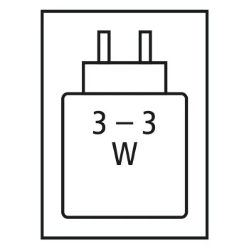 Required high performance power supply: 3.0 W / Required minimum power supply: 3.0 W / USB PD: Non 
