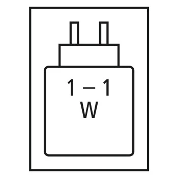 Required high performance power supply: 1.0 W / Required minimum power supply: 1.0 W / USB PD: Non 