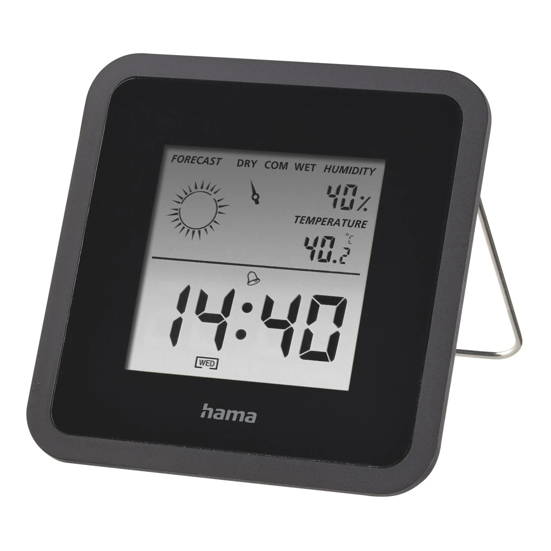 Thermomètre / hygromètre Intérieur, OTIO, noir