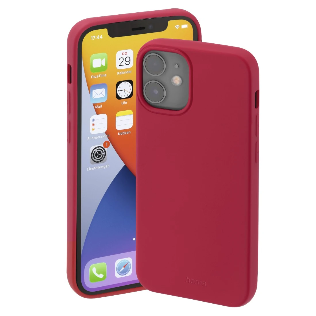 Coque de protection Finest Feel pour Apple iPhone 12 mini, rouge