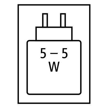 Required high performance power supply: 5.0 W / Required minimum power supply: 5.0 W / USB PD: Non 