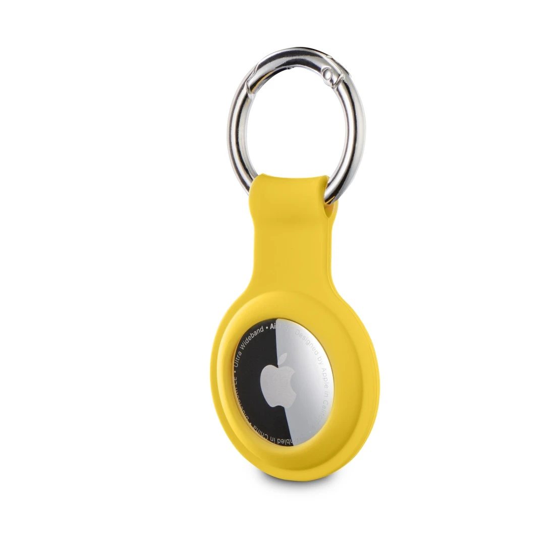 Other - Etui en PU avec porte-clés jaune pour votre Apple AirTag