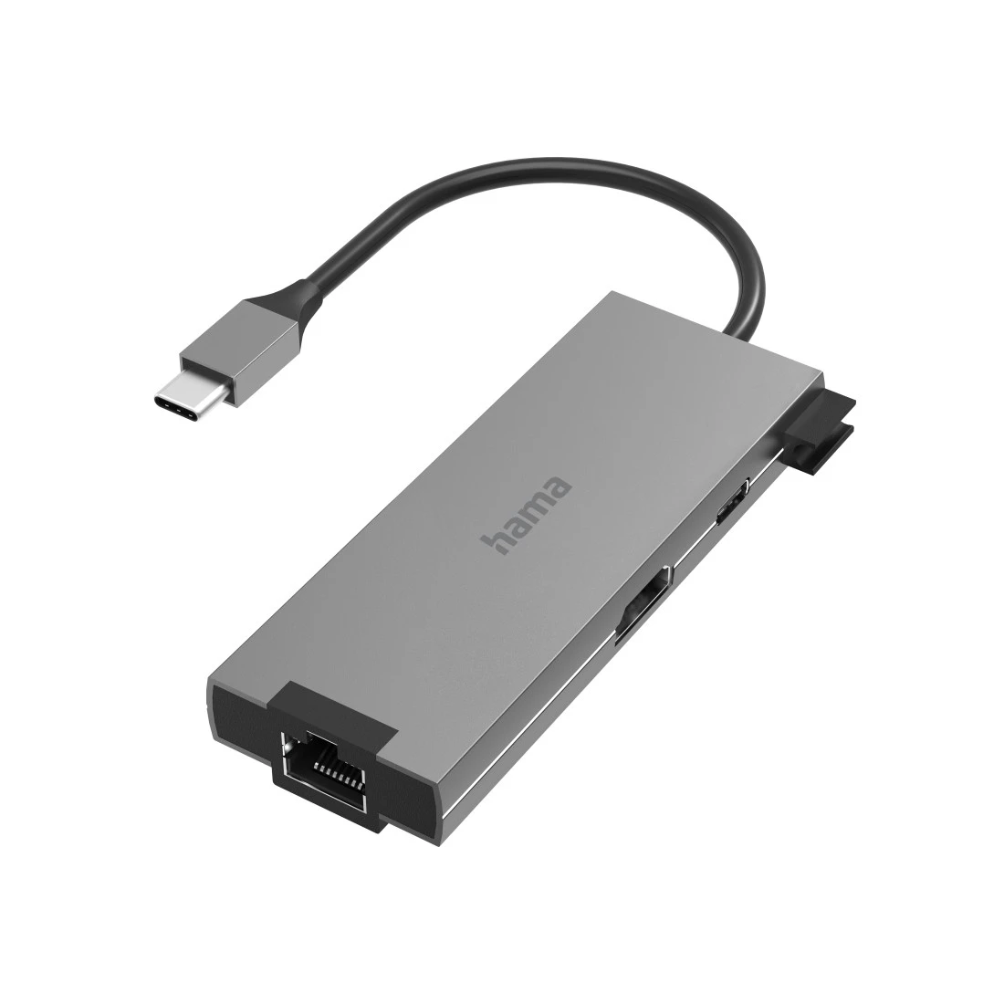 Hub USB-C, multiport, 5 ports, 2 USB-A, USB-C, HDMI™, LAN / Ether.