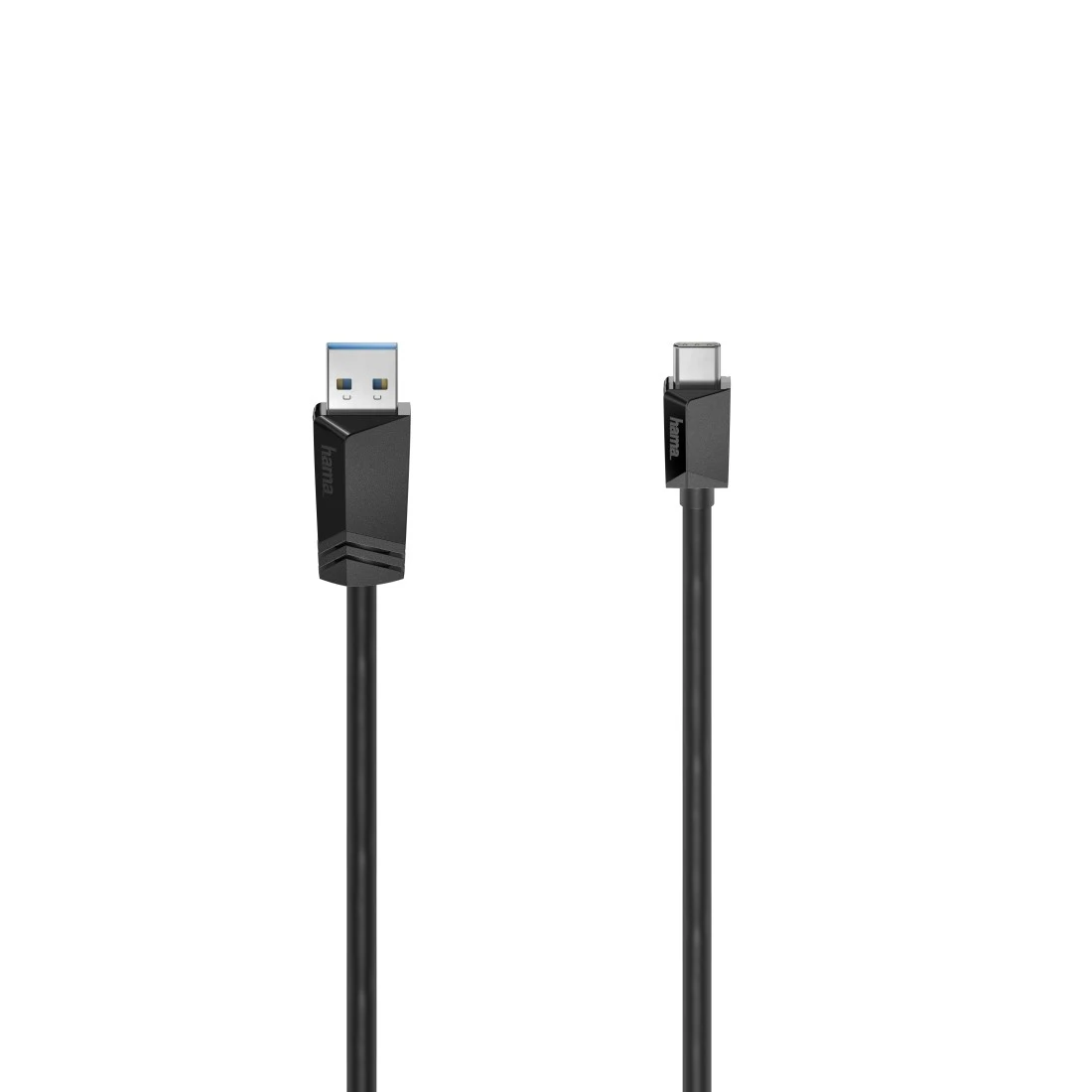 Câble USB-C, mâle USB-C - mâle USB-A, USB 3.2 Gen1, 5 Gbit/s, 0,75 m