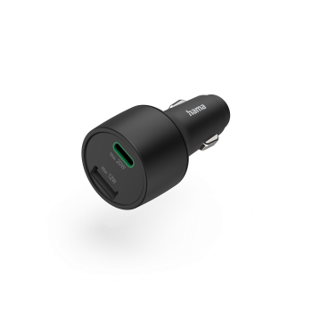Hama Kit charge allume cigare USB Type-C QC 19,5W 1,5m noir Adaptateur de  voiture – acheter chez
