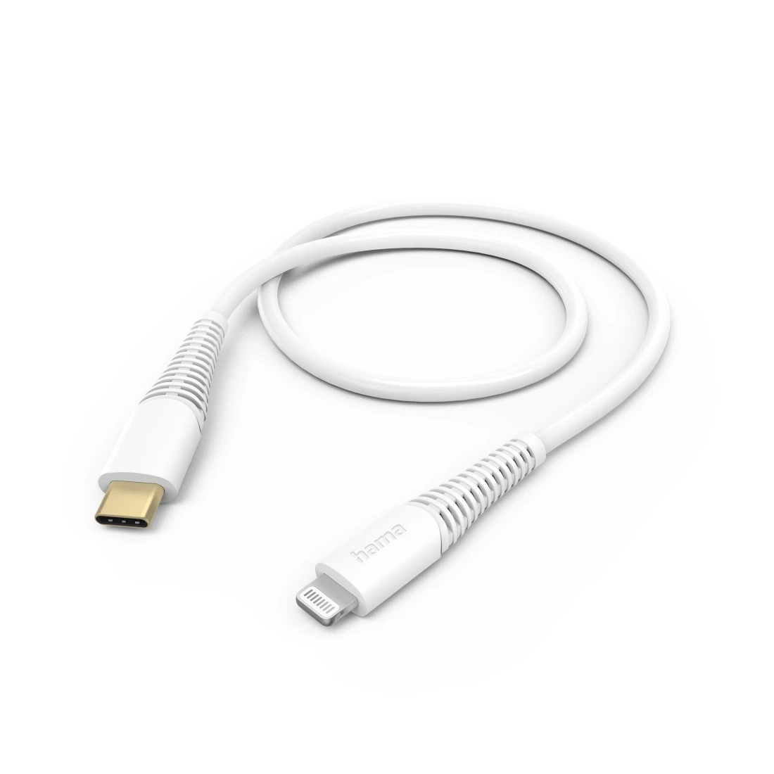 Câble de charge, USB-C - Lightning, 1,5 m, blanc