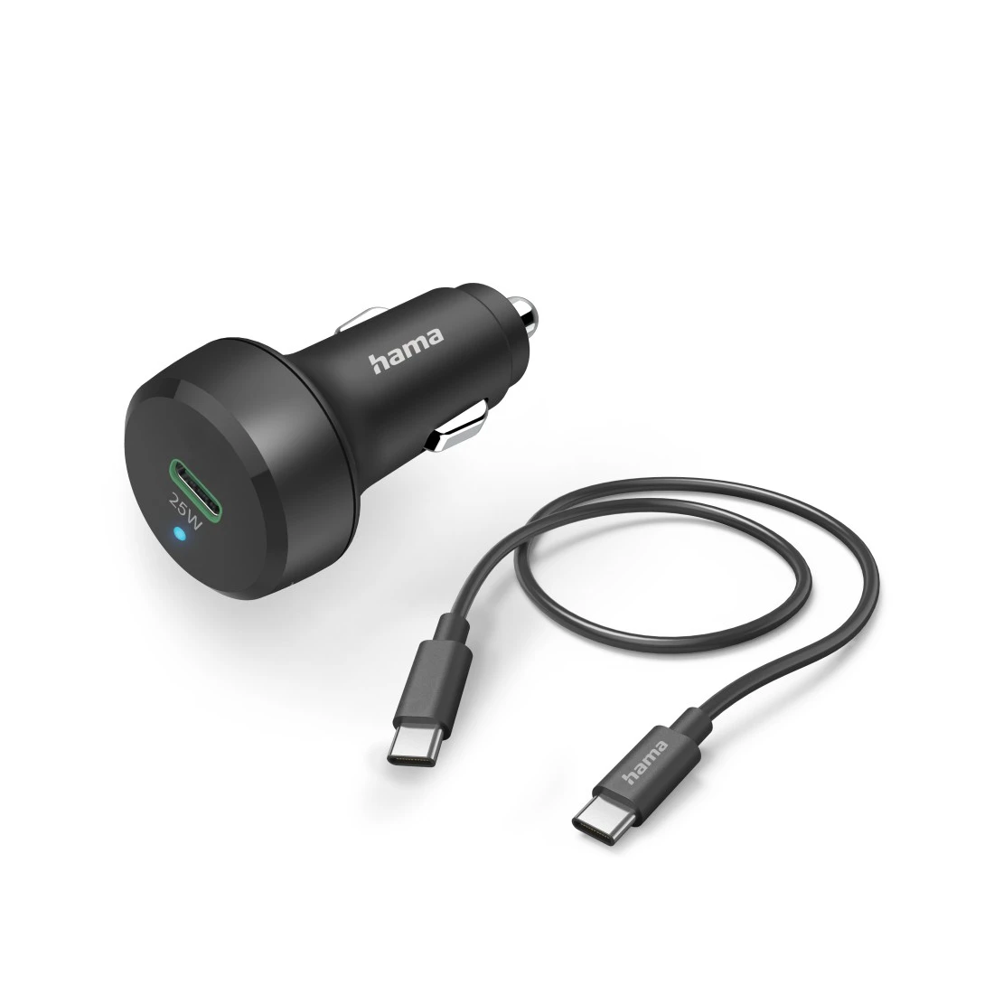 Chargeur de véhicule pour 3 appareils - 2 x USB-A et USB-C charge rapide