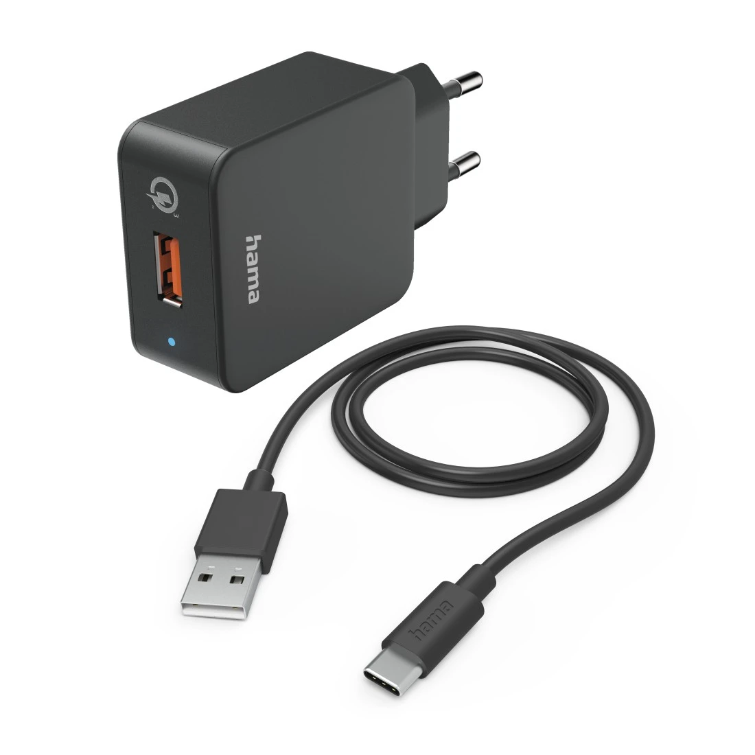 Chargeur rapide avec câble de charge USB-C, Qualcomm®, 19,5 W, 1,5