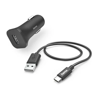 Chargeur allume cigare USB type C - 5 / 9 / 12V 3A 20W noir
