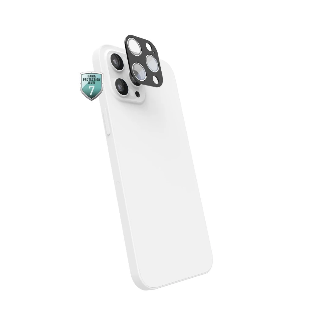 Protecteur d'objectif verre trempé iPhone 15 Pro Max, transparent