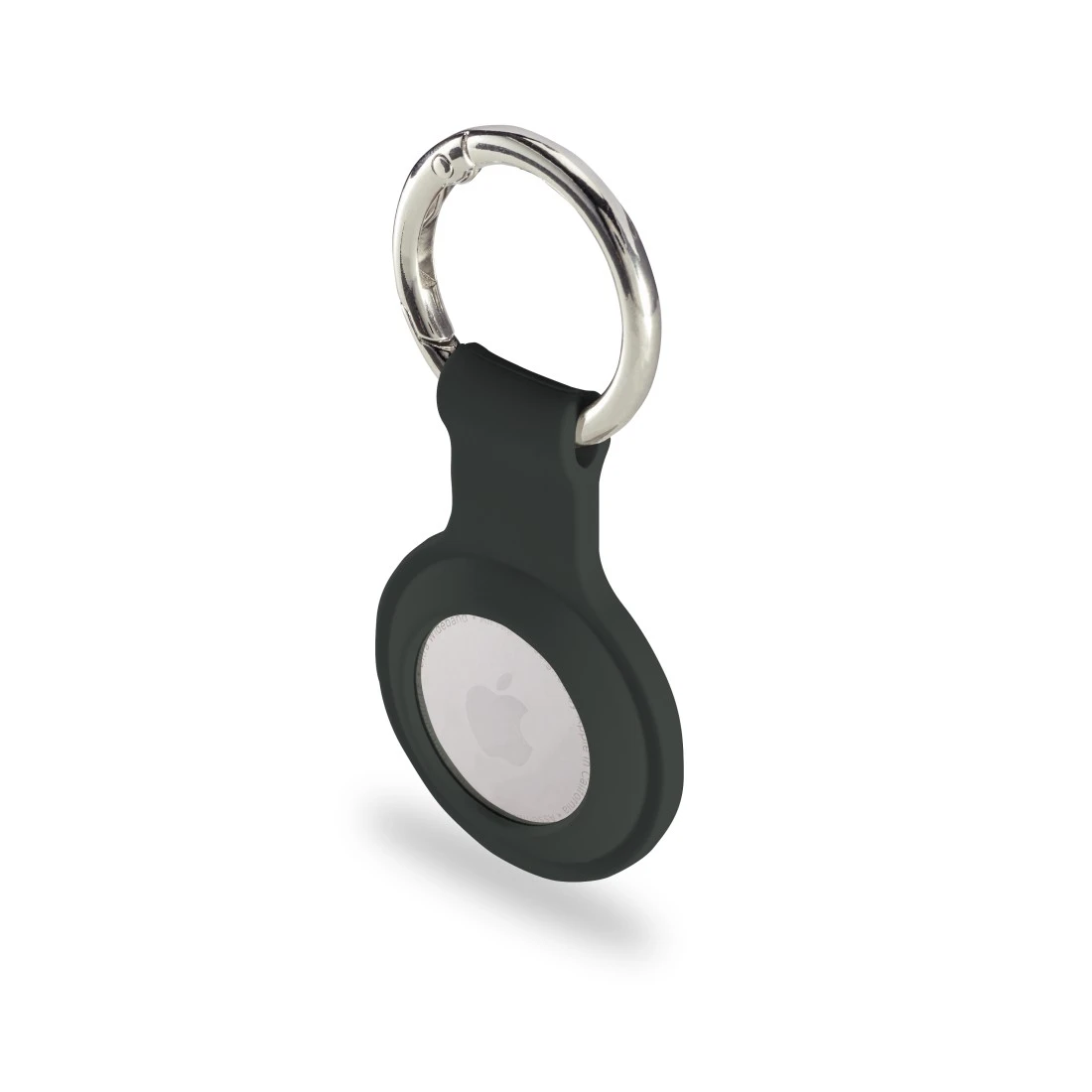 Porte-clés Fantastic Feel pour Apple AirTag, look silicone, noir