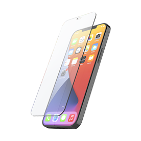 Smartphone avec protection d'écran en verre trempé