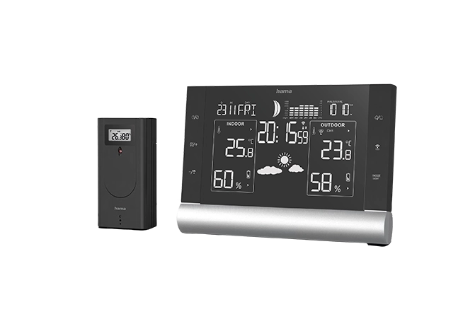 Station météo et thermomètre