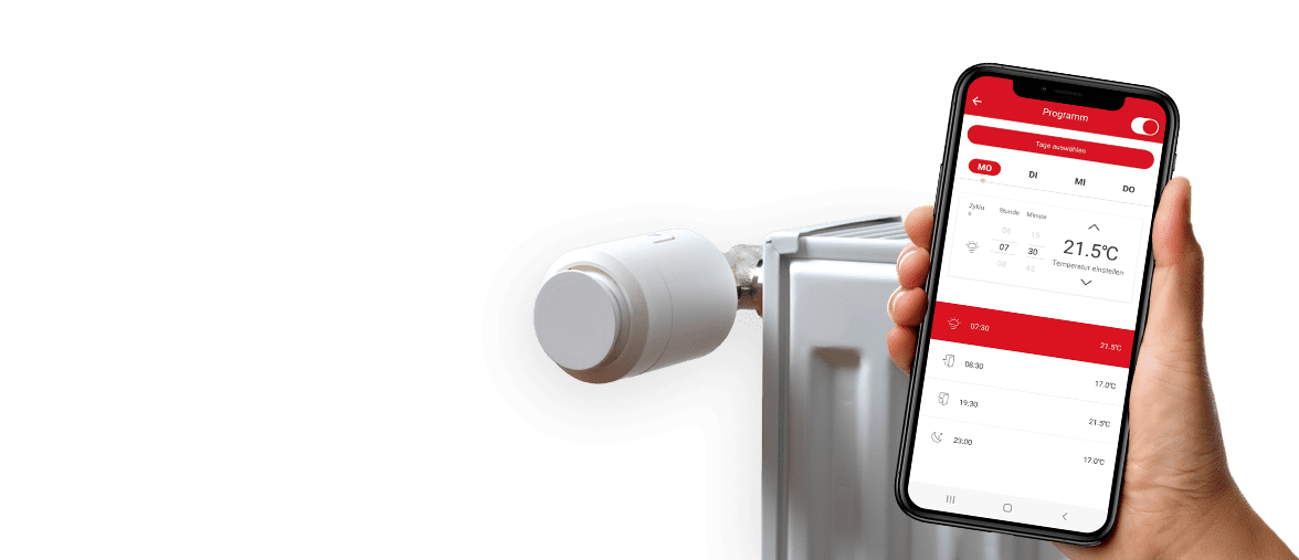 Chauffage intelligent contrôlé par application