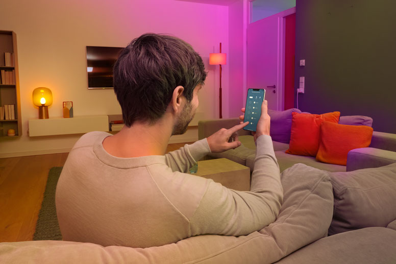 Commander des appareils via le smartphone.