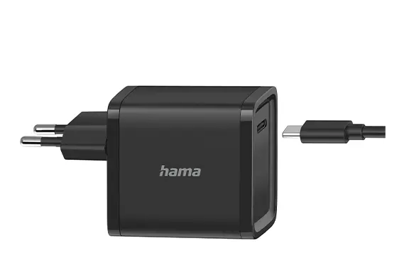 Port USB-C sur le bloc d'alimentation